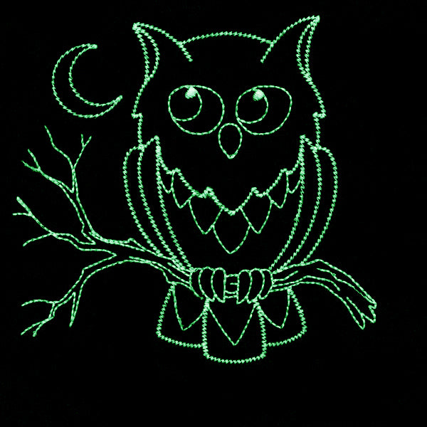 Playful Halloween Glow - Owl (Vintage)