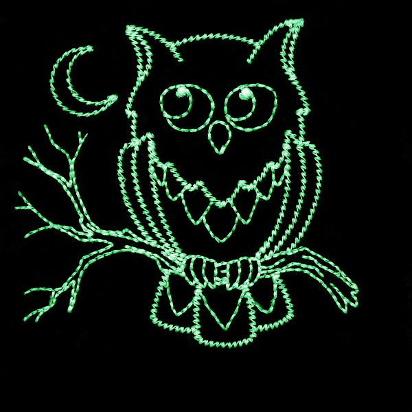 Playful Halloween Glow - Owl (Vintage)