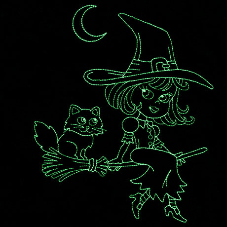 Playful Halloween Glow - Witch (Vintage)