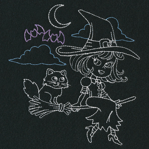 Playful Halloween Glow - Witch (Vintage)