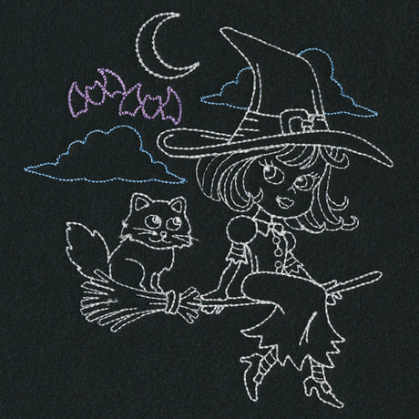 Playful Halloween Glow - Witch (Vintage)
