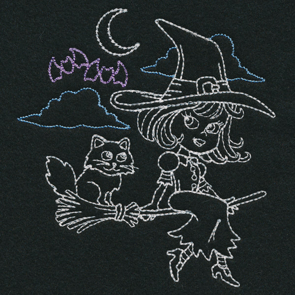Playful Halloween Glow - Witch (Vintage)