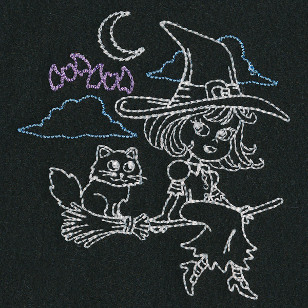 Playful Halloween Glow - Witch (Vintage)