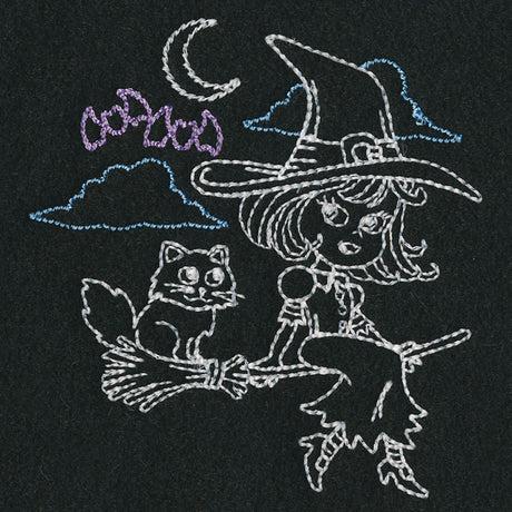 Playful Halloween Glow - Witch (Vintage)