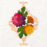 Lush Damask Chrysanthemums