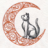 Boo-tiful Halloween - Cat in Moon