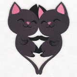 Sweet Snuggling Cats