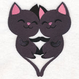 Sweet Snuggling Cats