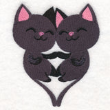 Sweet Snuggling Cats