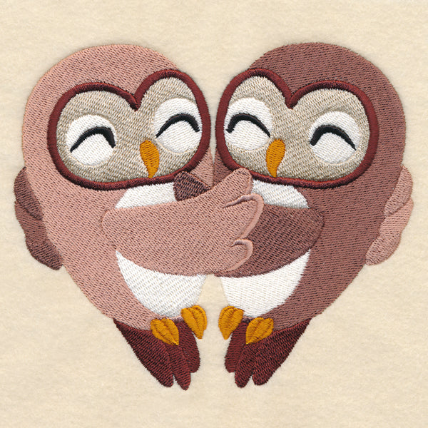 Sweet Snuggling Owls