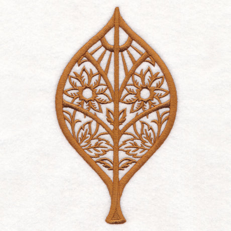 Folk Cut Elm Leaf