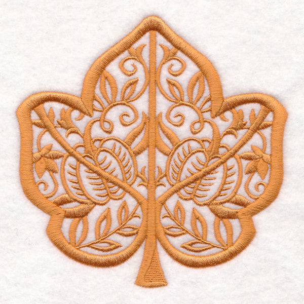 Folk Cut Pumpkin Leaf