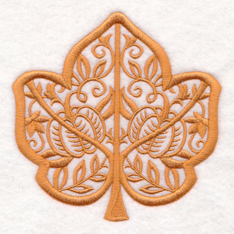 Folk Cut Pumpkin Leaf