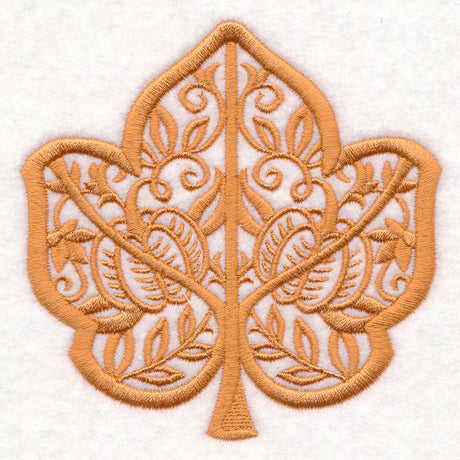 Folk Cut Pumpkin Leaf