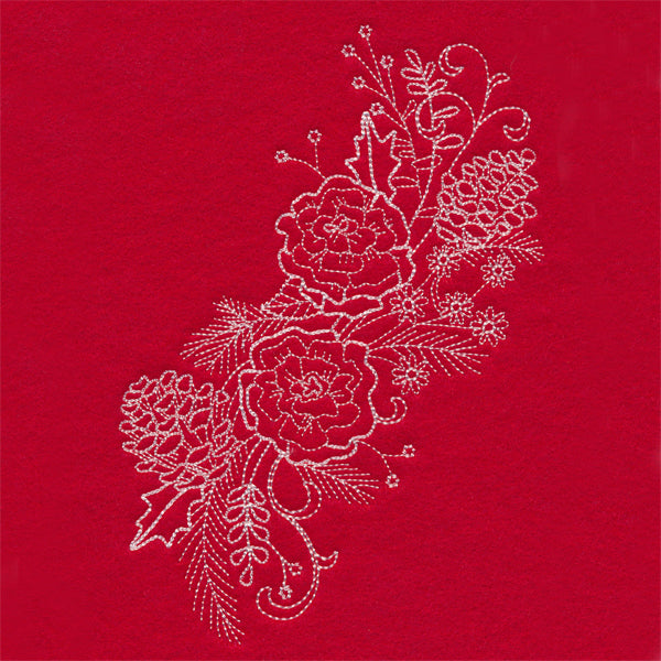 Blissful Carnation Spray (Whitework)