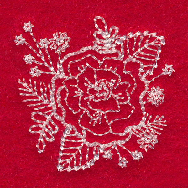 Blissful Carnation Accessory (Whitework)