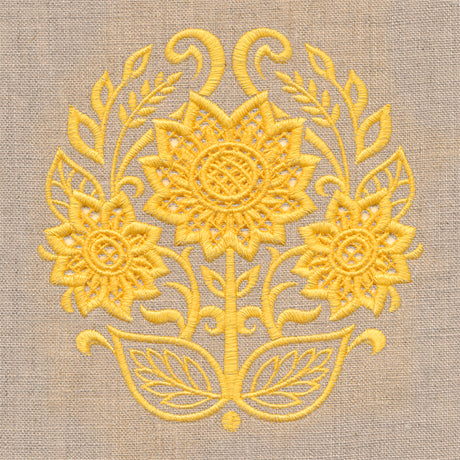 Sunflowers Feature (Cutwork)