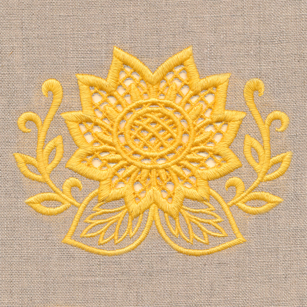 Sunflowers Accessory (Cutwork)