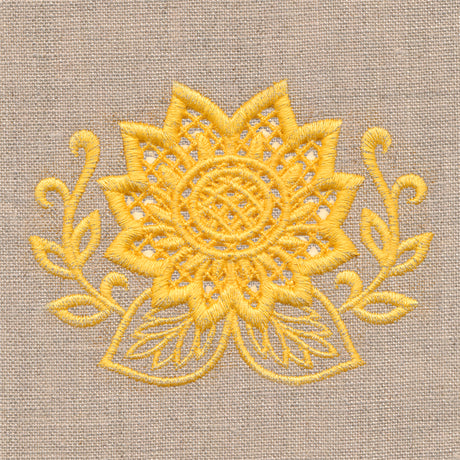 Sunflowers Accessory (Cutwork)