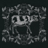 Framed Chalkboard Cow