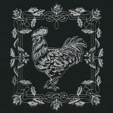 Framed Chalkboard Rooster