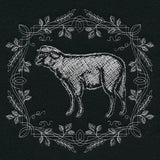 Framed Chalkboard Lamb