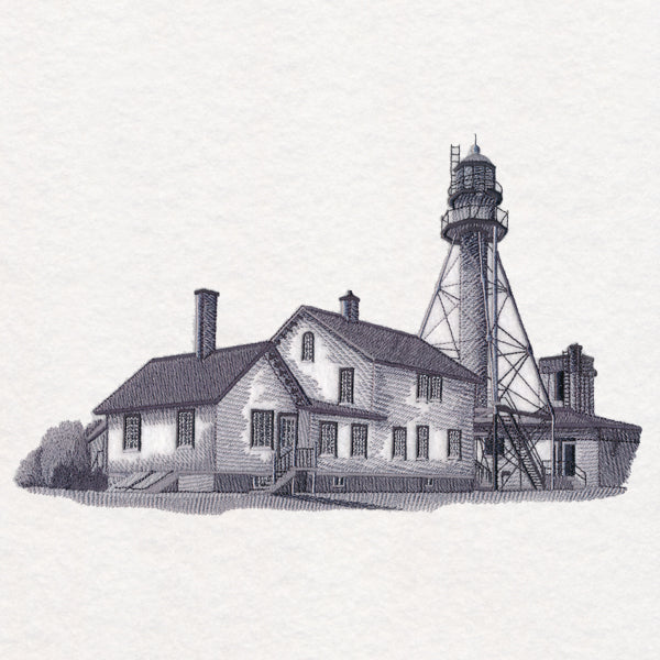 Whitefish Point Lighthouse Sketch (Michigan)