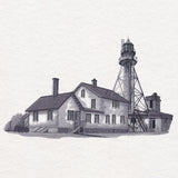 Whitefish Point Lighthouse Sketch (Michigan)