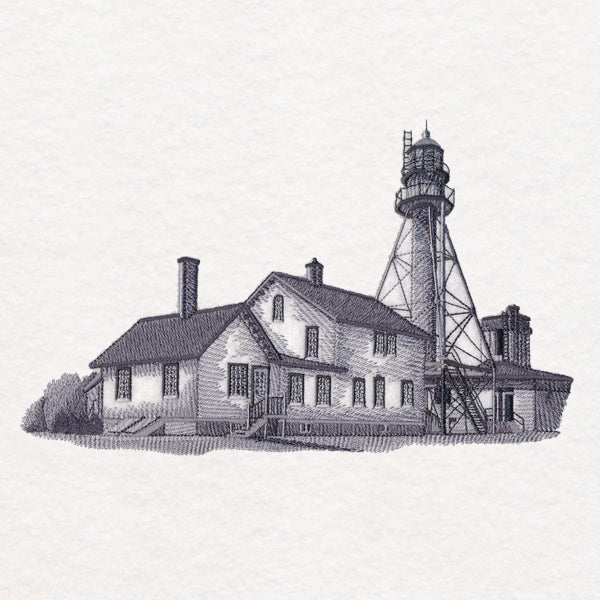 Whitefish Point Lighthouse Sketch (Michigan)