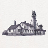 Whitefish Point Lighthouse Sketch (Michigan)