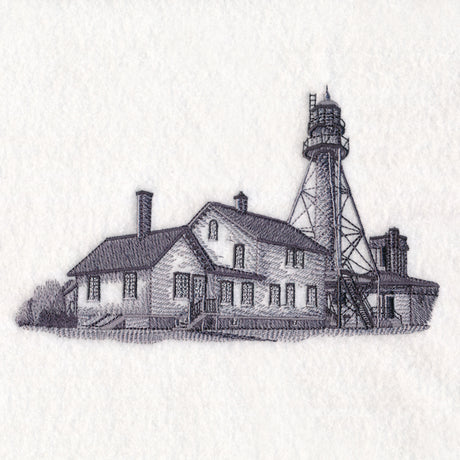Whitefish Point Lighthouse Sketch (Michigan)