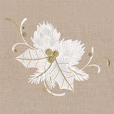 Golden Glamour Holly and Pinecones