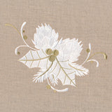 Golden Glamour Holly and Pinecones