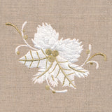 Golden Glamour Holly and Pinecones