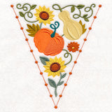 Autumn Bunting - Pumpkin and Gourd