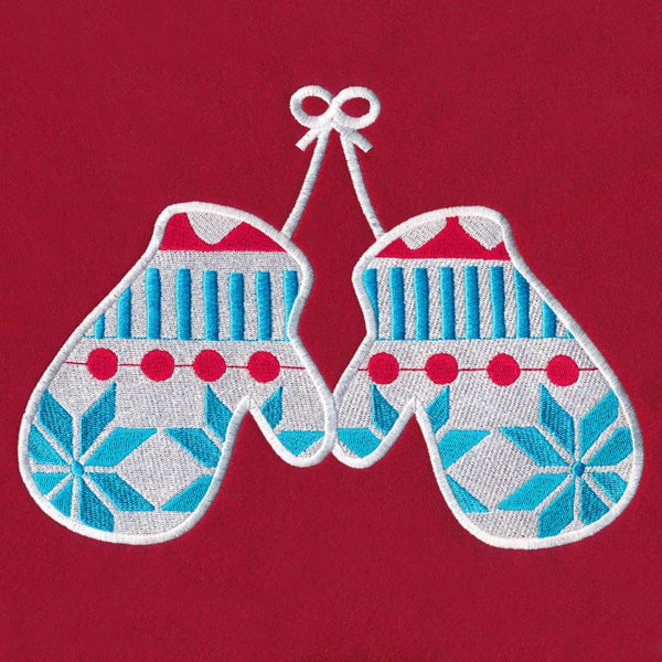 Sweater Silhouette Mittens