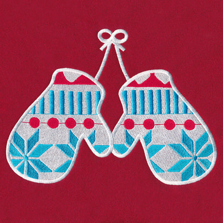 Sweater Silhouette Mittens