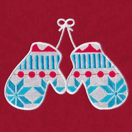 Sweater Silhouette Mittens