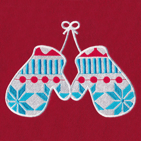 Sweater Silhouette Mittens