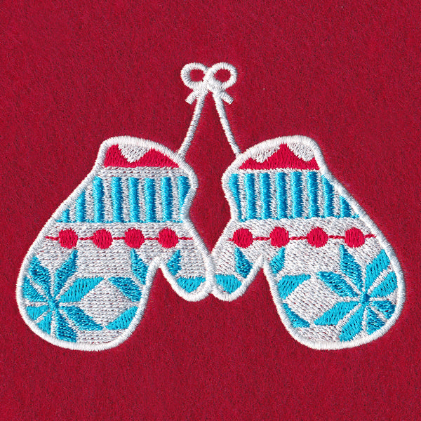 Sweater Silhouette Mittens