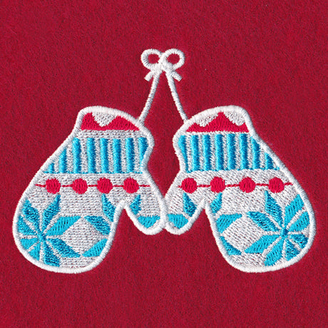 Sweater Silhouette Mittens