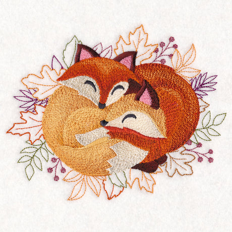 Autumn Cozy Cuddlers - Foxes