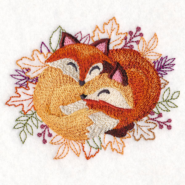 Autumn Cozy Cuddlers - Foxes