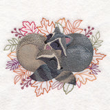 Autumn Cozy Cuddlers - Raccoons