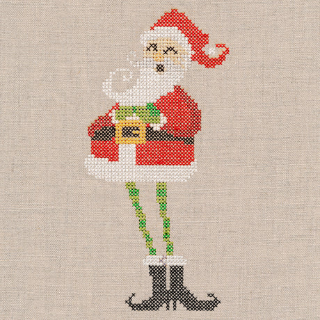 North Pole Navidad Santa Claus (Cross Stitch)