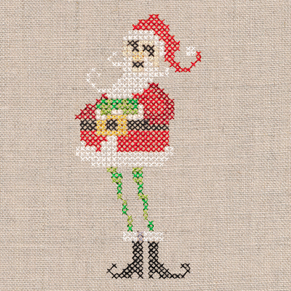 North Pole Navidad Santa Claus (Cross Stitch)