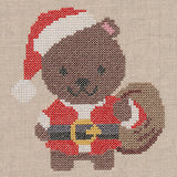Santa Bear (Cross Stitch)
