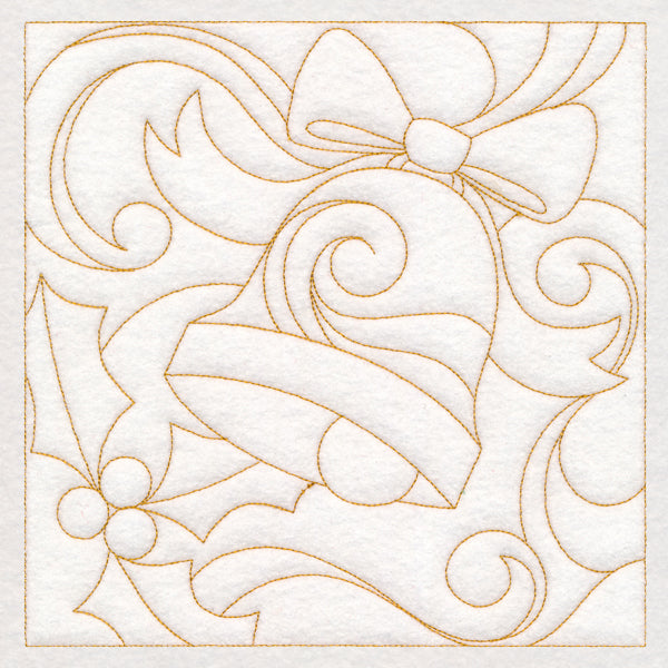Christmas Quilting - Bell (Double Run)