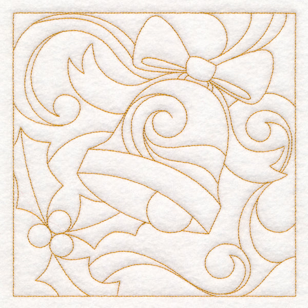 Christmas Quilting - Bell (Double Run)