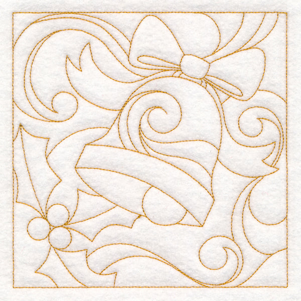 Christmas Quilting - Bell (Double Run)
